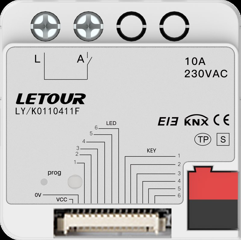 Embedded Switch Actuator, 1-fold 10A