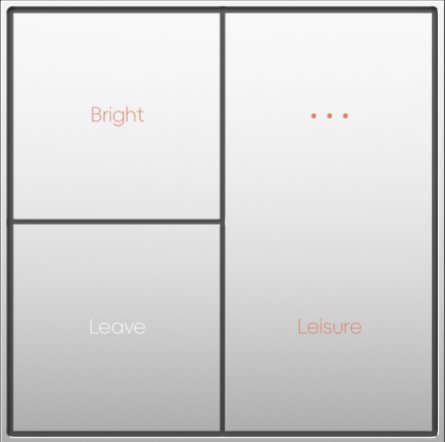Largo, push button, 3-Key, Metal