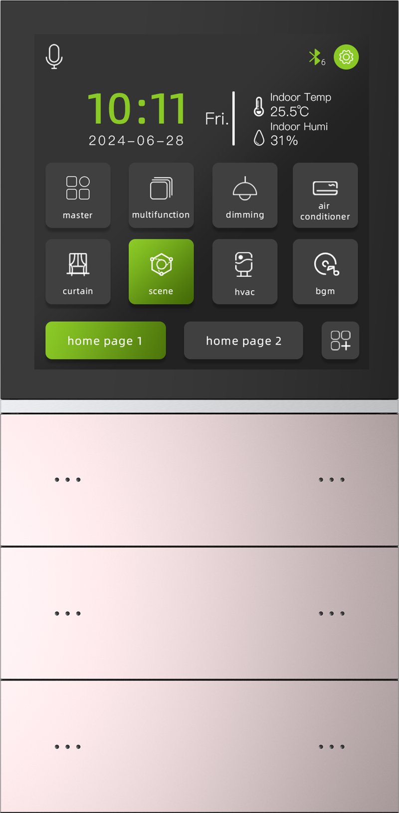 4" Touch + Pad  (720P), Metal