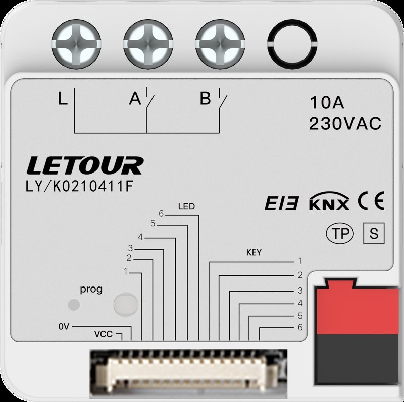 Embedded Switch Actuator, 2-fold 10A