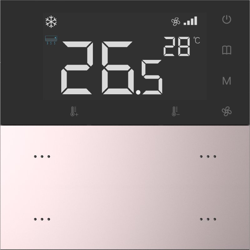 Button 4-Key with Thermostat Display, Plastic