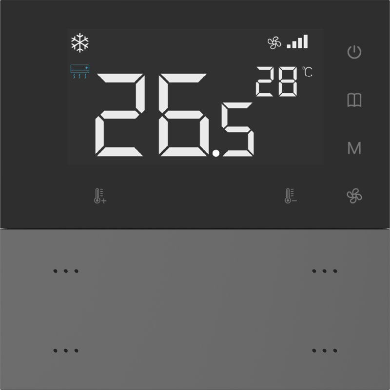 Button 4-Key with Thermostat Display, Plastic