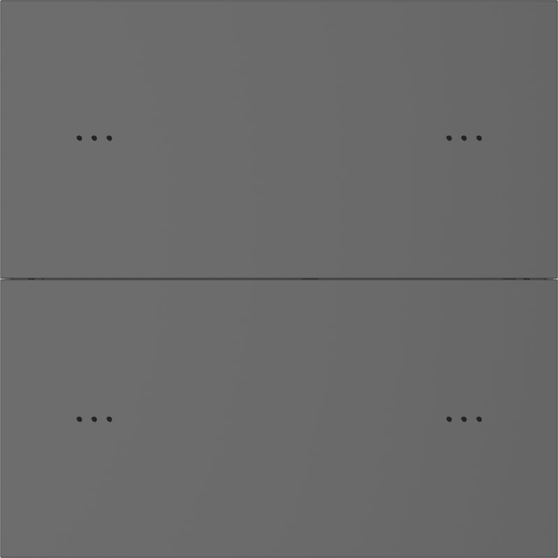 Push Button 2-gang 4 key, Built-in Relay, Plastic