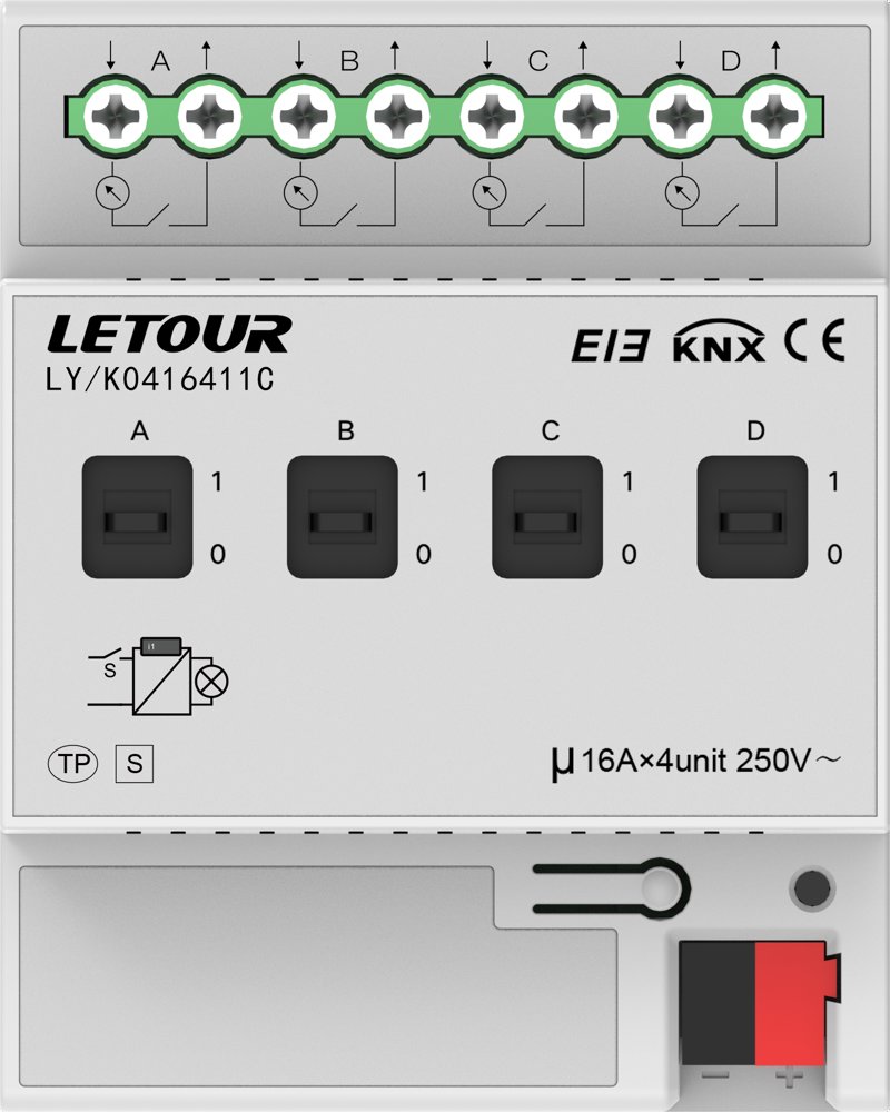 Switch Actuator Current Mesurement 4 Fold 16A