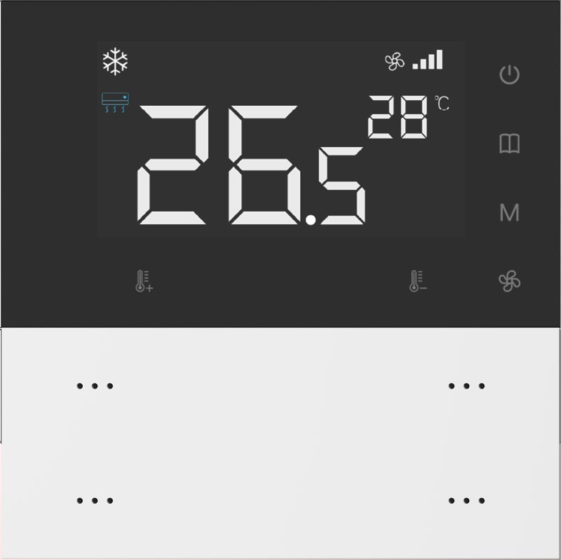 Button 4-Key with Thermostat Display, Plastic