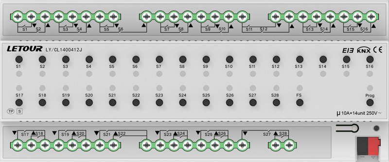 Curtain Actuator,14-fold
